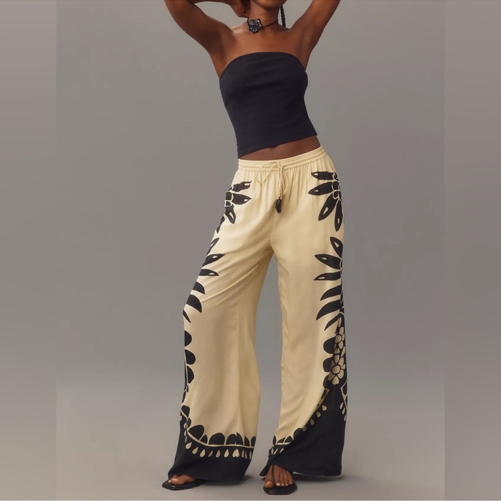 💫Farm Rio x Anthropologie💫 Martina pull on pants